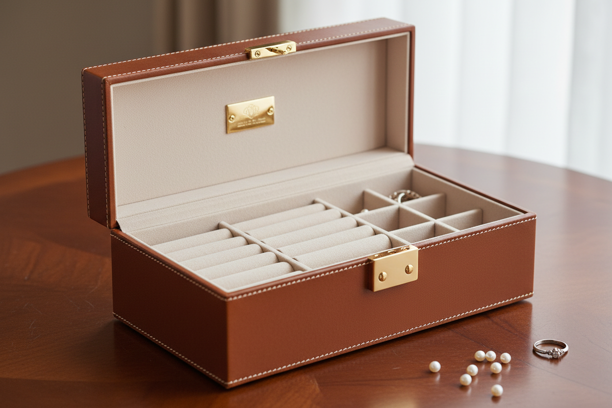 Collection Boîte à Bijoux Cuir - Coffrets bijoux en cuir élégant Etrevia