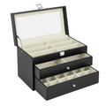 Coffret de Rangement Montres et Accessoires Avec Tiroirs - vue principale