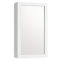Petite Armoire à Bijoux Blanche Avec Miroir - vue principale fermée