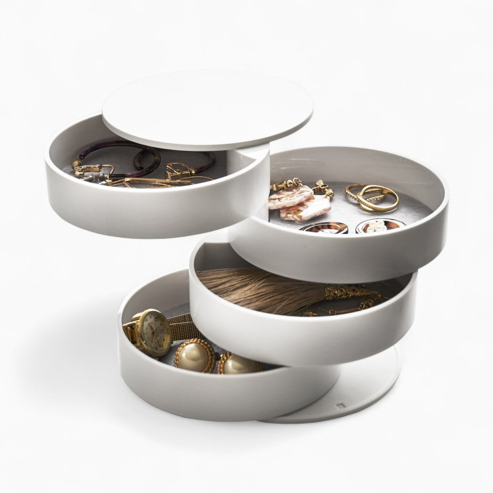 Boîte à Bijoux Ronde - fermée