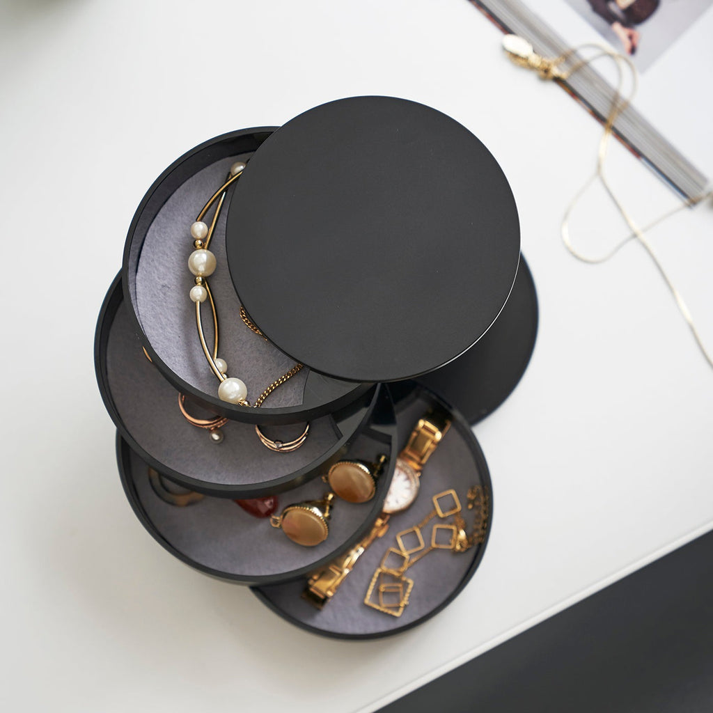 Boîte à Bijoux Ronde - vue ouverte