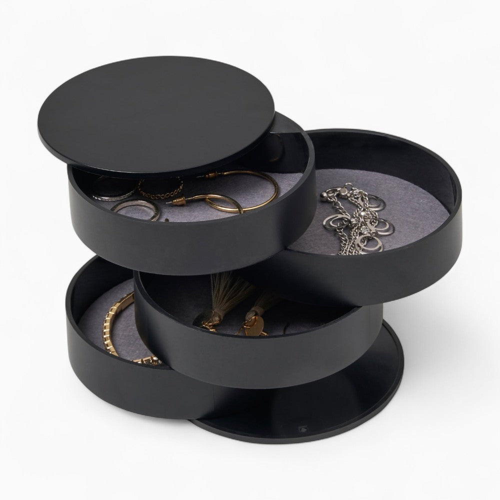 Boîte à Bijoux Ronde - vue latérale