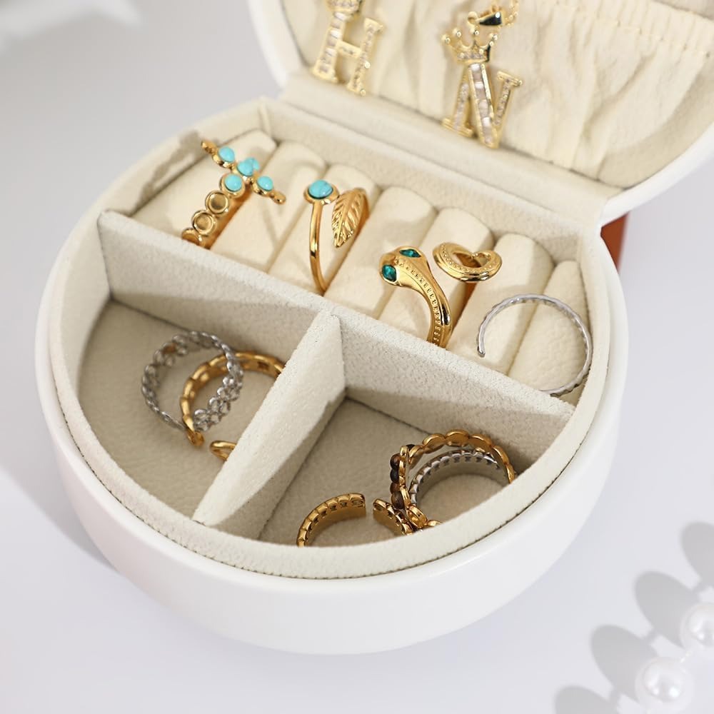 Petite Boîte à Bijoux de Voyage - fermée