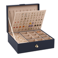Boîte à Bijoux et Bagues De Voyage avec Compartiments pour Femme - vue principale