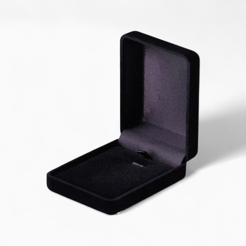 Boîte à Bijoux Pour Collier - détail du couvercle