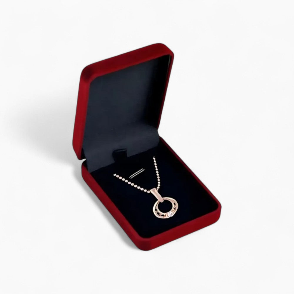 Boîte à Bijoux Pour Collier - vue de profil