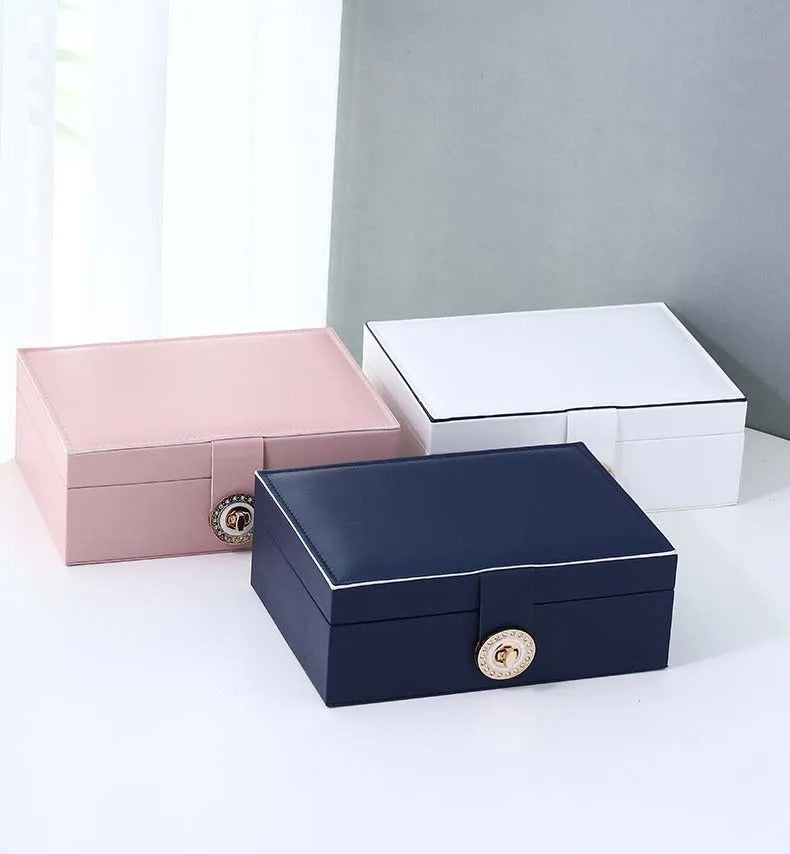 Boîte à Bijoux et Bagues De Voyage avec Compartiments pour Femme - packaging