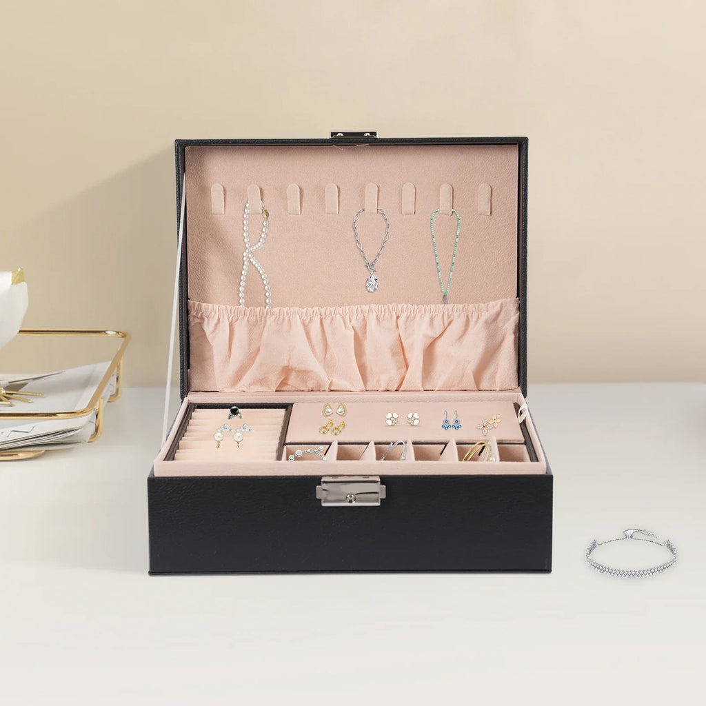 Boîte à Bijoux Noire - vue latérale
