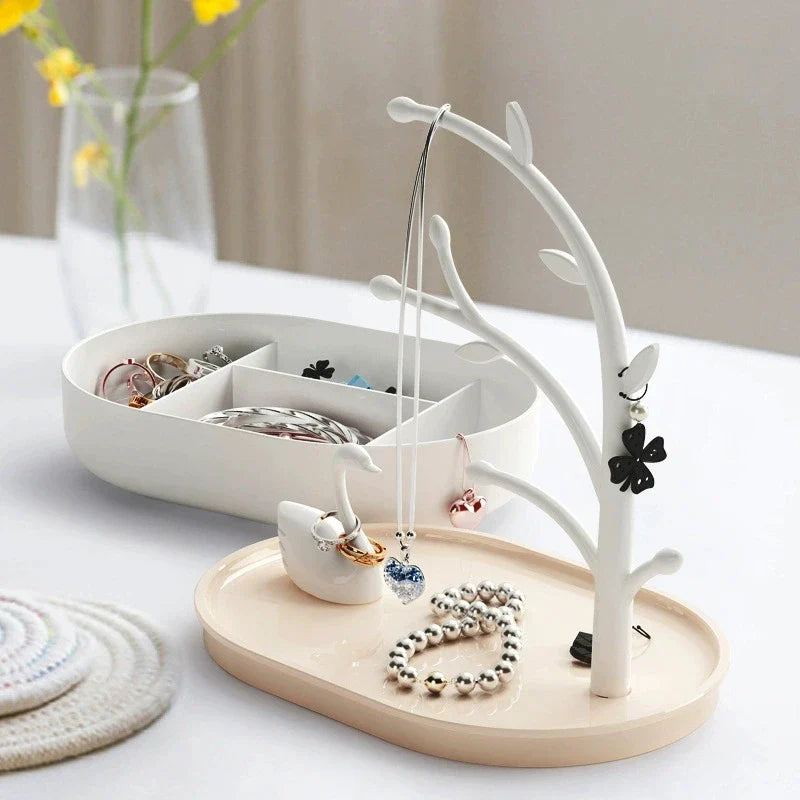 Arbre à Bijoux Avec Cygne - structure des branches