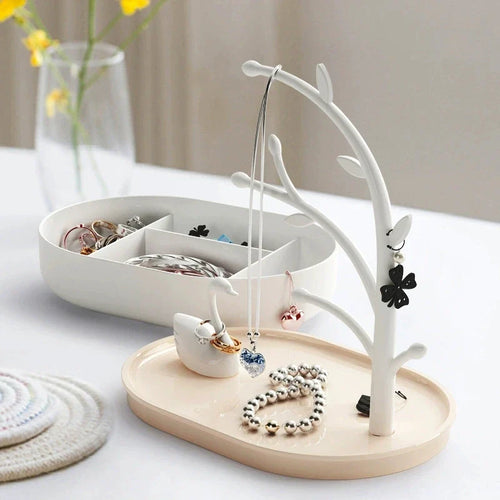 Arbre à Bijoux Avec Cygne - structure des branches