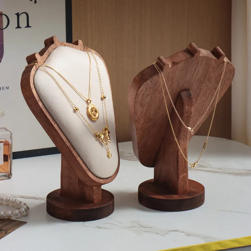 Support en Bois pour Bijoux - vue de face