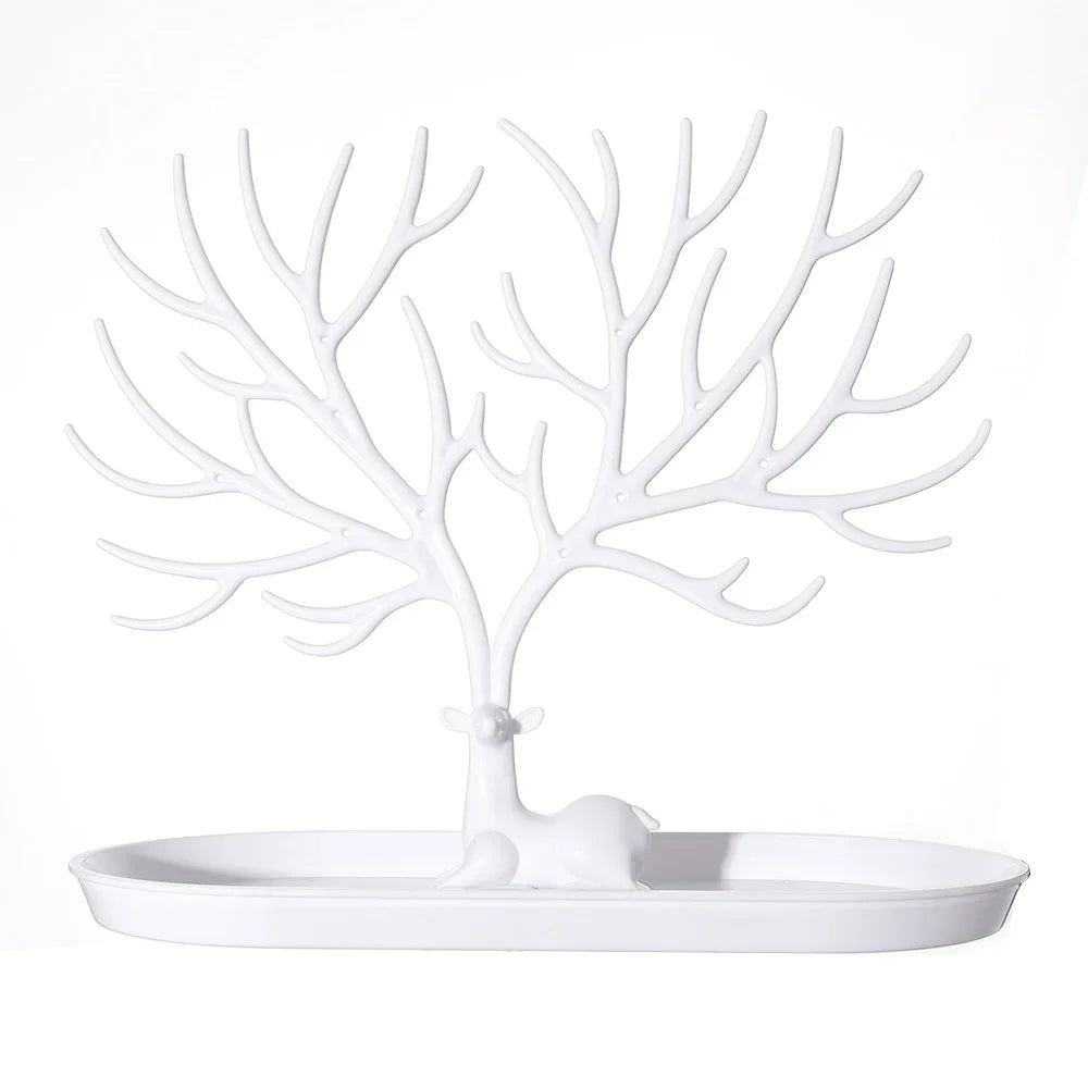 Arbre à Bijoux Avec Support - vue latérale