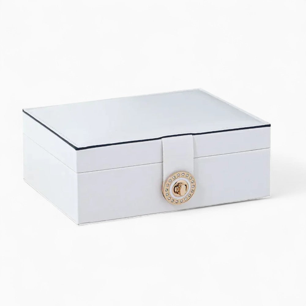 Boîte à Bijoux et Bagues De Voyage avec Compartiments pour Femme - vue minimaliste