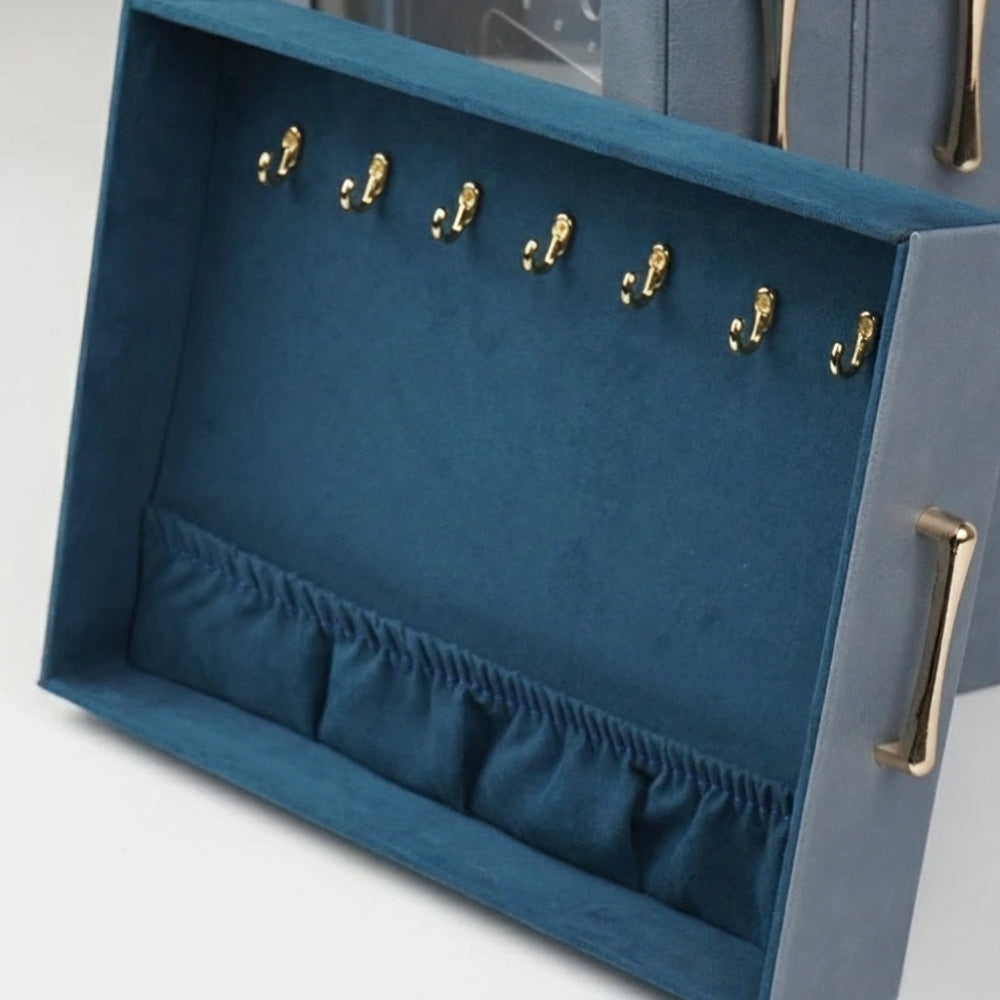 Boîte à Bijoux Géante en Cuir - vue de face