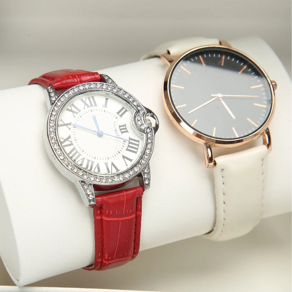 Boîte à Montres Pour 2 Montres - vue de face