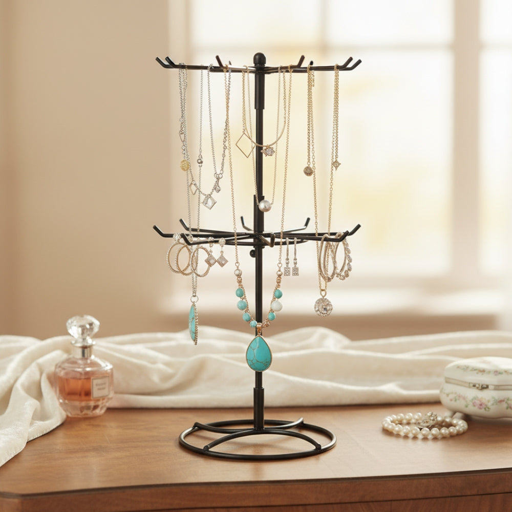 Porte Colliers et Pendentifs Rotatif - vue latérale