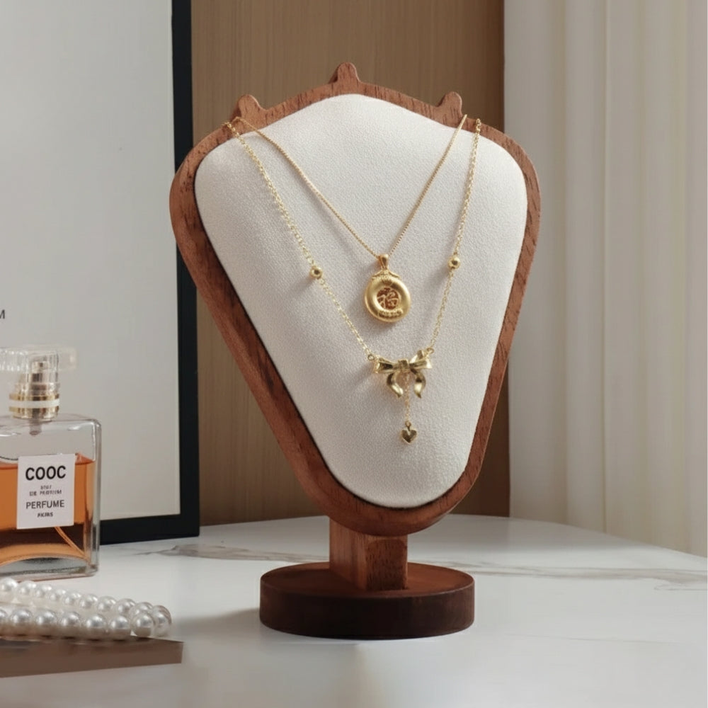 Support en Bois pour Bijoux - vue de haut