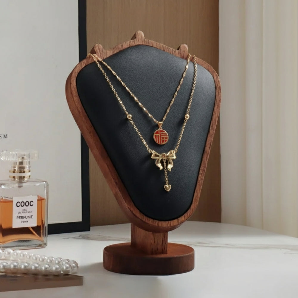 Support en Bois pour Bijoux - capacité de rangement