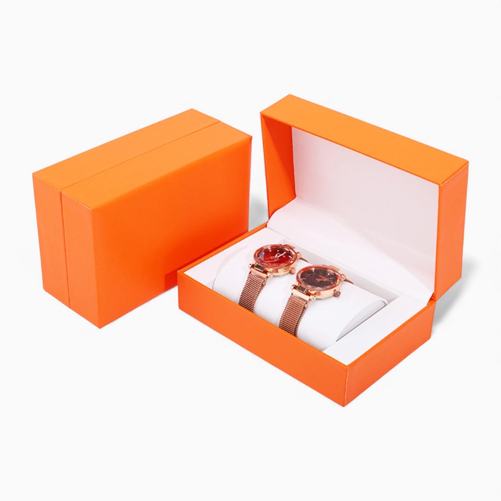 Boîte à Montres Pour 2 Montres - vue latérale