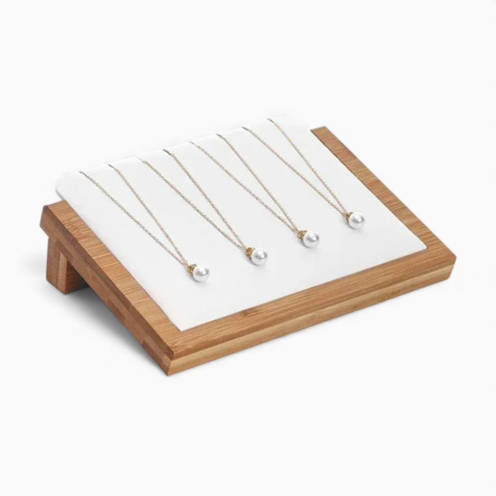 Support en Bois pour Pendentifs et Colliers - vue latérale