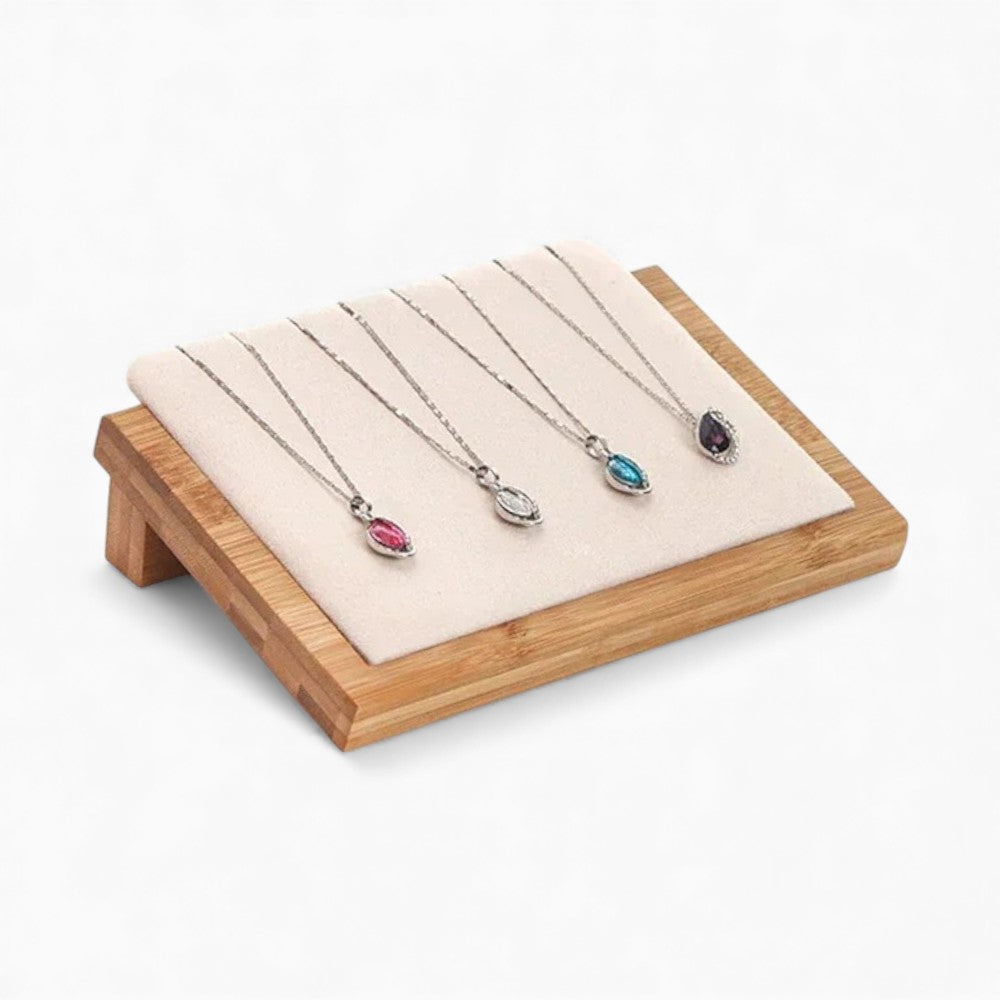 Support en Bois pour Pendentifs et Colliers - vue de face
