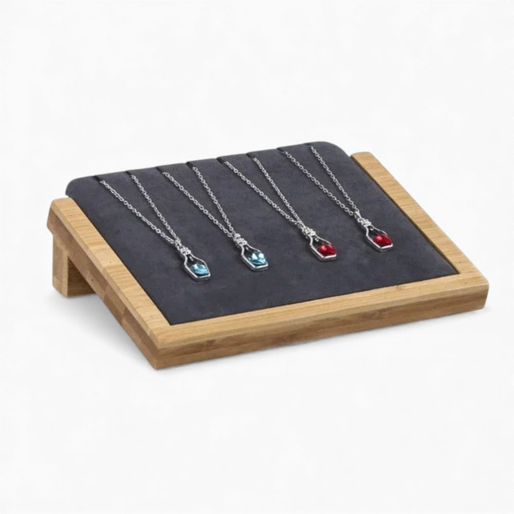 Support en Bois pour Pendentifs et Colliers - capacité de rangement