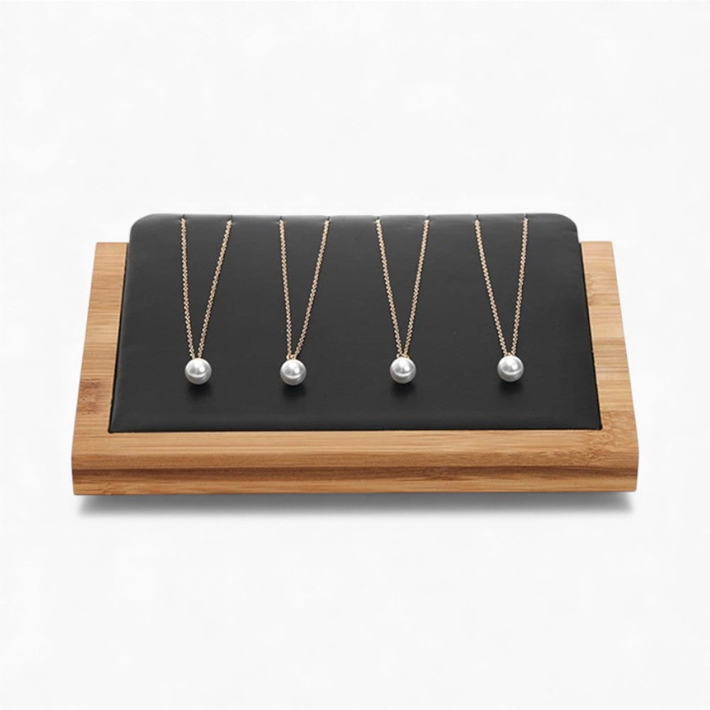 Support en Bois pour Pendentifs et Colliers - vue de profil